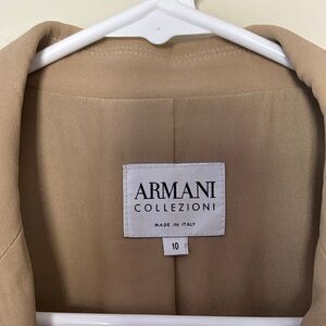 Armani Collezioni Women's Beige Blazer